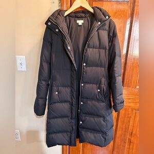 J. Crew Women's Dark Puffer Jacket